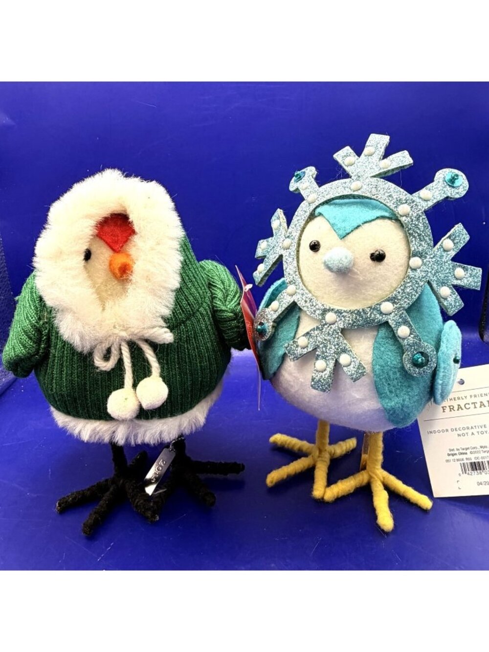 Target Wondershop Fabric Christmas Winter Bird Lot Featherly Friends Snowflake